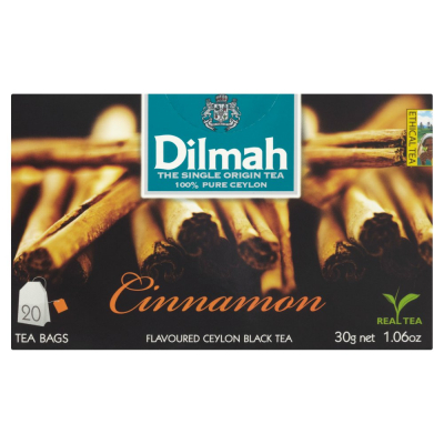 Dilmah Cejlońska czarna herbata z aromatem cynamonu 30 g (20 torebek) (1)