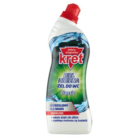 kret Biel Higiena Classic Żel do WC 750 g (1)