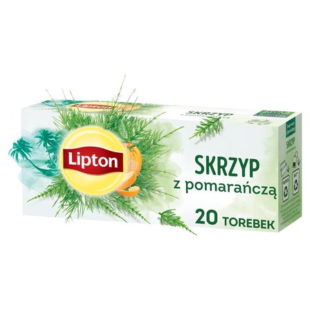 Lipton Herbatka ziołowa aromatyzowana skrzyp z pomarańczą 20 g (20 torebek) (3)