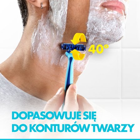 Gillette Blue3 Plus Cool, maszynki jednorazowe dla mężczyzn, 8 sztuk (5)