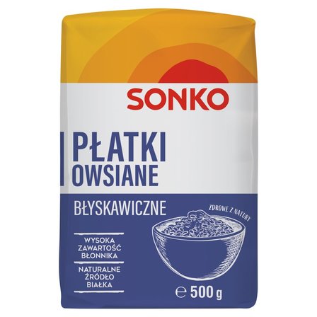 Sonko Płatki owsiane błyskawiczne ekstra 500 g (1)