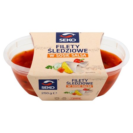 Seko Filety śledziowe w sosie salsa 250 g (2)