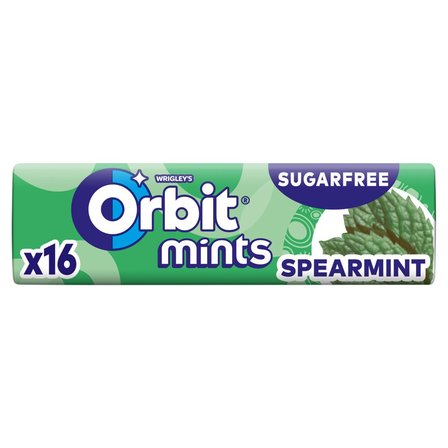 Orbit Spearmint Mints Cukierki bez cukru 28 g (16 sztuk) (1)