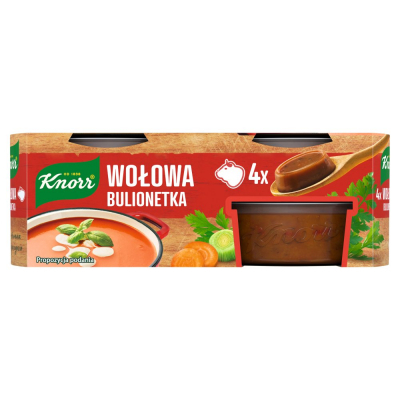 Knorr Wołowa bulionetka 112 g (4 x 28 g) (1)