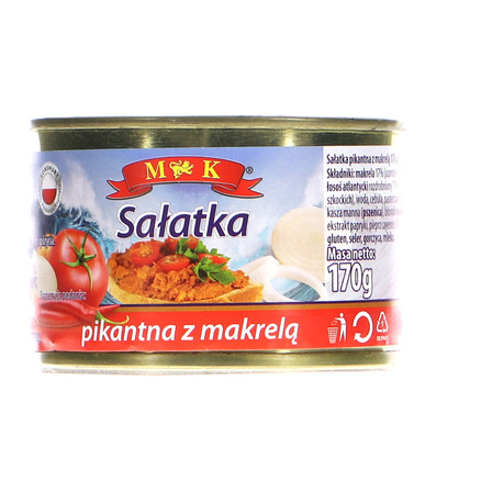 MK Sałatka pikantna z makrelą 170 g (6)