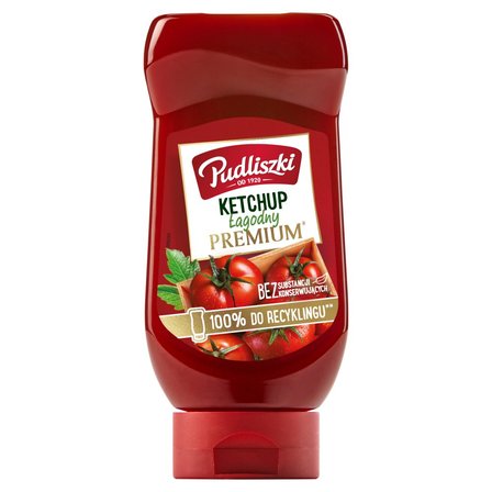 Pudliszki Ketchup łagodny premium 470 g (1)