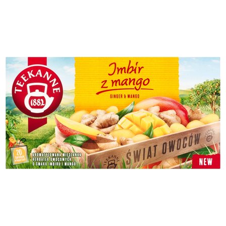 Teekanne Świat Owoców Mieszanka herbatek owocowych imbir z mango 35 g (20 x 1,75 g) (1)