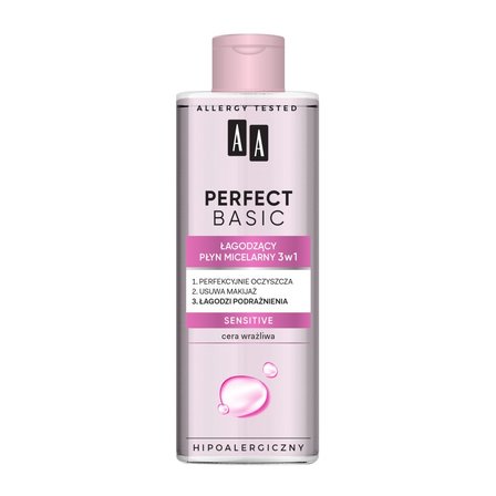 AA Perfect Basic łagodzący płyn micelarny 3w1 SENSITIVE 200 ml (1)