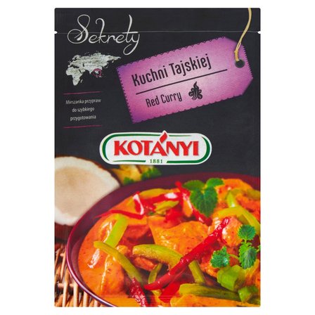 Kotányi Sekrety Kuchni Tajskiej Red Curry Mieszanka przypraw 20 g (1)