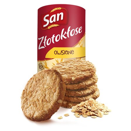 San Złotokłose Ciastka owsiane 215 g (2)