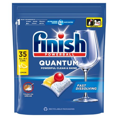 Finish Quantum Lemon Kapsułki do mycia naczyń w zmywarce 364 g (35 sztuk) (1)