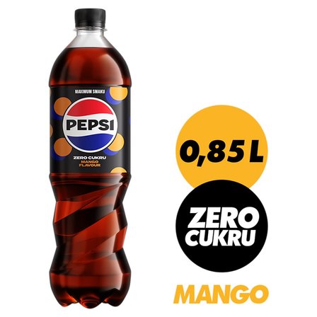 Pepsi Max Mango Napój gazowany 0,85 l (2)