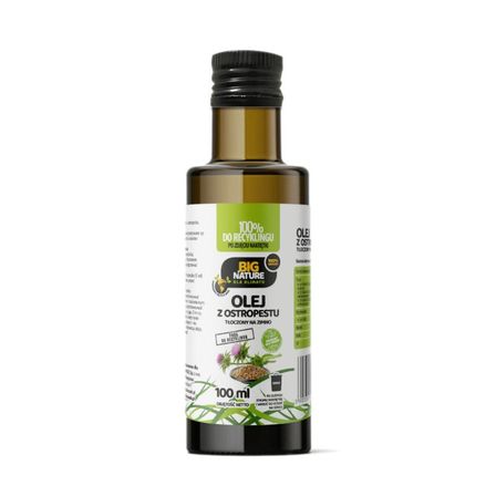 Big Nature Olej z ostropestu tłoczony na zimno 100 ml (1)