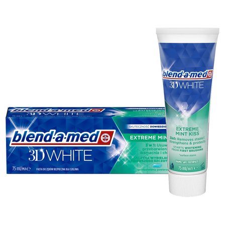 Blend-a-med 3D White Extreme Mint Kiss Pasta do zębów 75ml (2)