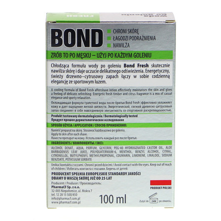 BOND FRESH WODA PO GOLENIU 100ML (6)