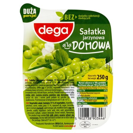 dega Sałatka jarzynowa a'la domowa 250 g (1)