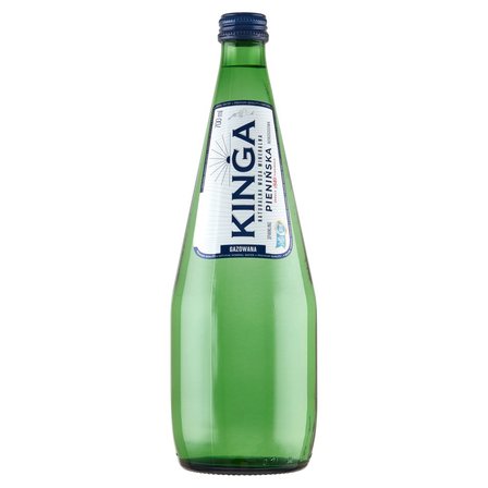 KINGA PIENIŃSKA Naturalna woda mineralna gazowana niskosodowa 700 ml (1)