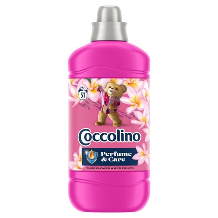 Coccolino Tiare Flower & Red Fruits Płyn do płukania tkanin koncentrat 1275 ml (51 prań) (1)