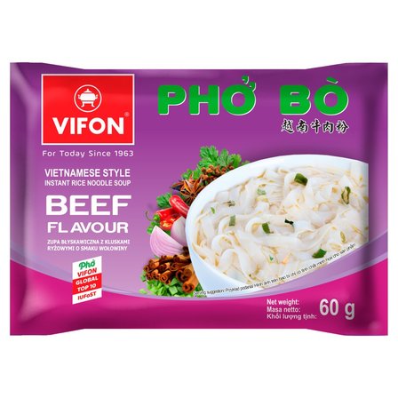 Vifon Wietnamska zupa Pho Bo o smaku wołowiny 60 g (1)