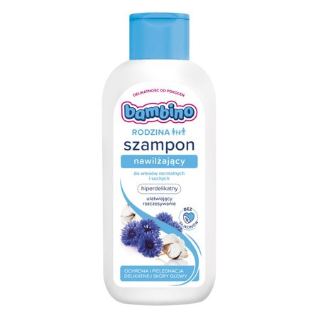 Bambino Rodzina Szampon nawilżający hiperdelikatny 400 ml (1)