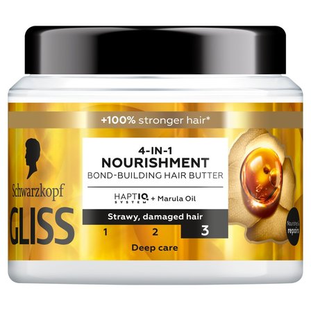 Gliss 4-in-1 Nourishment Odżywcze masło 400 ml (1)