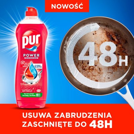 Pur Power Raspberry & Red Currant Płyn do mycia naczyń 750 ml (5)