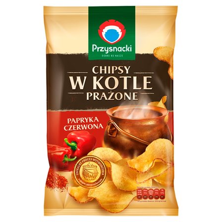 Przysnacki Chipsy w kotle prażone papryka czerwona 125 g (1)