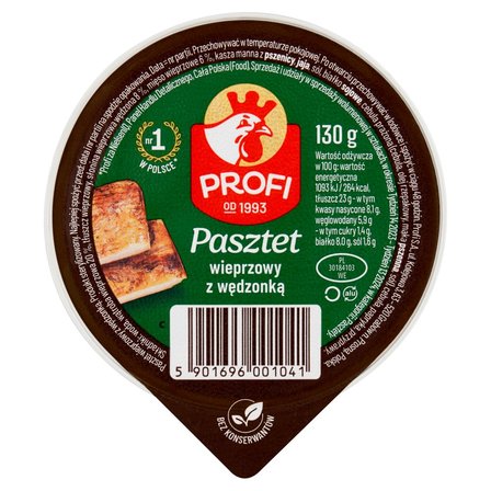 Profi Pasztet wieprzowy z wędzonką 130 g (1)