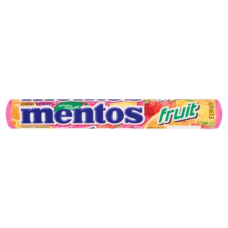 Mentos Fruit Cukierki do żucia o smaku owocowym 38 g (1)