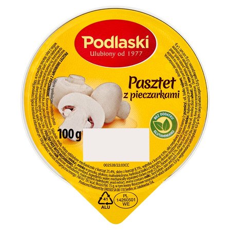 Podlaski Pasztet z pieczarkami 100 g (1)