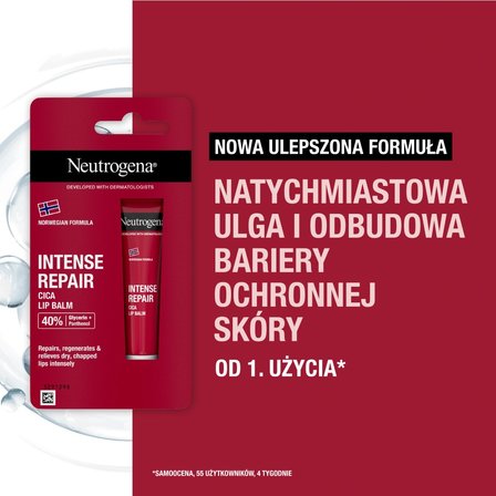 NEUTROGENA Intense Repair Intensywnie regenerujący balsam do ust 15 ml (3)