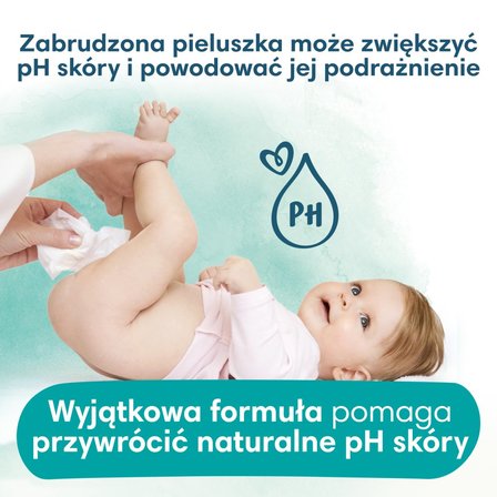 Pampers Harmonie aqua Chusteczki nawilżane dla dzieci 3 opakowań = 144 chusteczek (3)