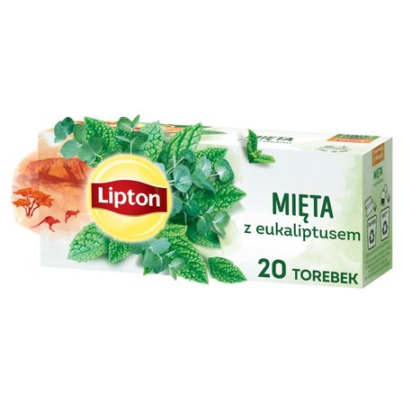 Lipton Herbatka ziołowa mięta z eukaliptusem 26 g (20 torebek) (3)