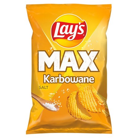 Lay's Max Chipsy ziemniaczane karbowane solone 120 g (1)