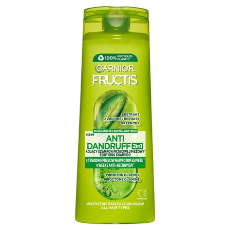 Garnier Fructis Przeciwłupieżowy Szampon wzmacniający 2w1 do włosów normalnych 400 ml (1)