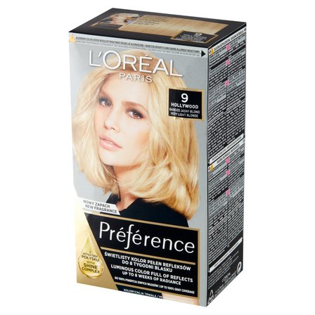 L'Oréal Paris Préférence Farba do włosów bardzo jasny blond 9 Hollywood (2)