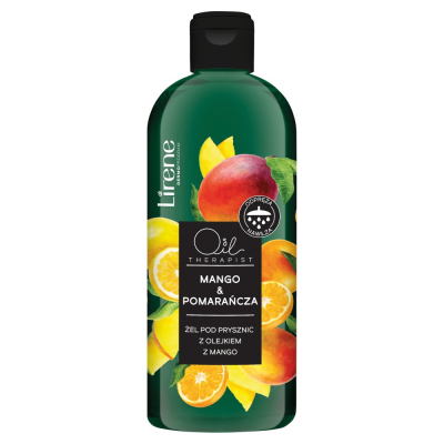 Lirene Oil Therapist Żel pod prysznic mango & pomarańcza 400 ml (1)