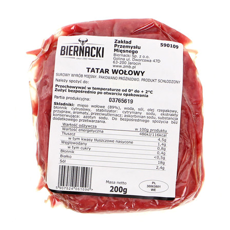 BIERNACKI TATAR WOŁOWY 200G (1)