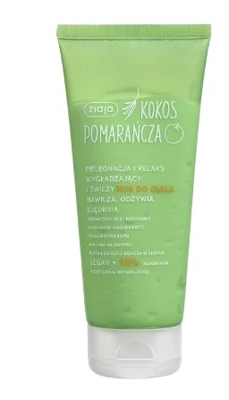 ZIAJA KOKOS POMARAŃCZA Mus do ciała WYGŁADZAJĄCO-NAWILŻAJĄCO-UJĘDRNIAJĄCY, 200 ml (1)