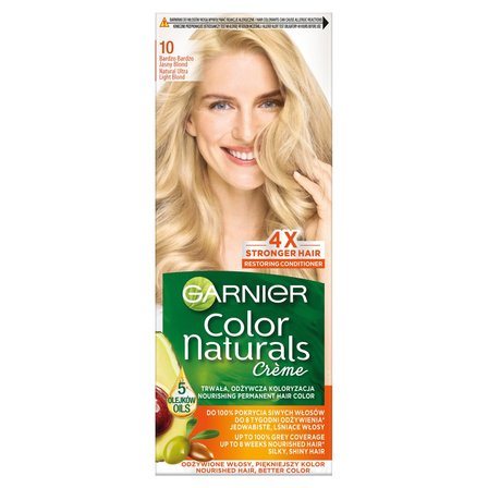 Garnier Color Naturals Crème Farba do włosów 10 bardzo bardzo jasny blond (1)