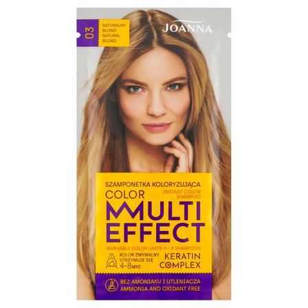 Joanna Multi Effect color Szamponetka koloryzująca naturalny blond 03 35 g (1)