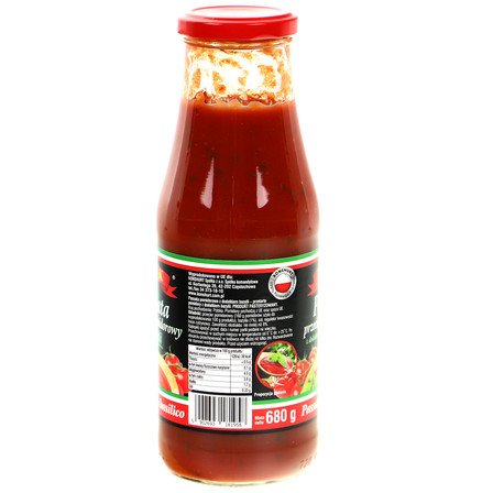 Mk passata pomidorowa z dodatkiem bazylii 680g (2)