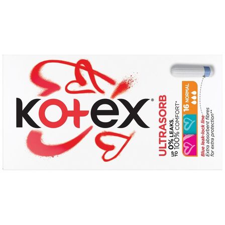 Kotex Tampony Normal UltraSorb, 16 szt. (1)