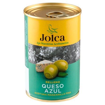 Jolca Oliwki zielone nadziewane serem pleśniowym 300 g (2)