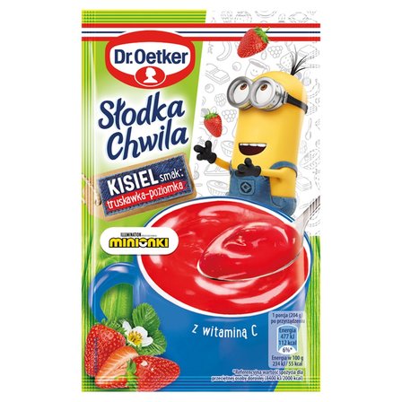 Dr. Oetker Słodka Chwila Kisiel smak truskawka-poziomka 29 g (1)