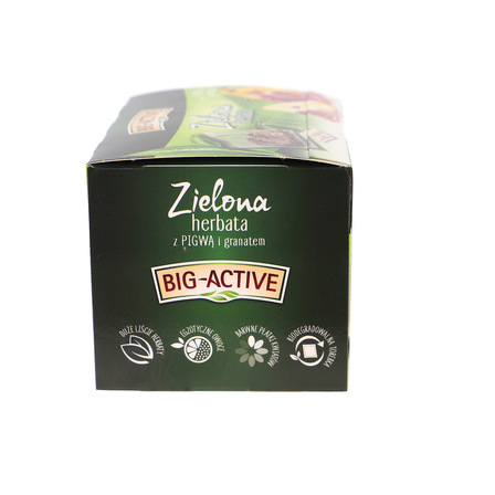 Big-Active Zielona herbata z pigwą i granatem 34 g (20 x 1,7 g) (10)