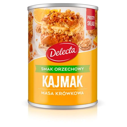 Delecta  Kajmak masa krówkowa smak orzechowy 400 g (1)