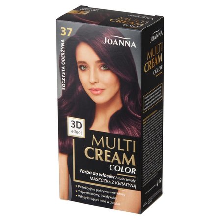 Joanna Multi Cream Color Farba do włosów soczysta oberżyna 37 (2)