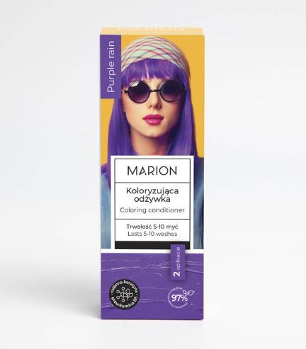 MARION ODŻYWKA  KOLORYZUJĄCA VIOLET (PURPLE RAIN) 70ML (1)