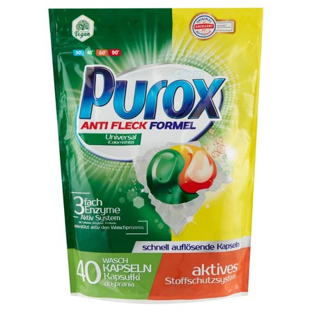 Purox Duo Caps Universal Kapsułki do prania 720 g (40 prań) (1)